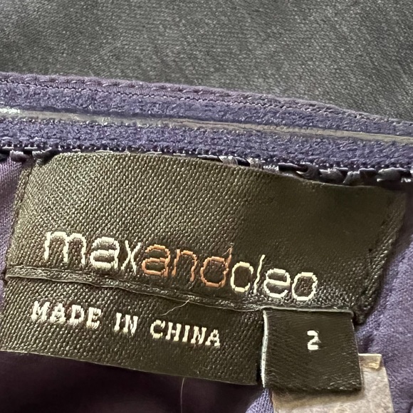 Max and Cleo strapless dress, multi-color ikat print, Size 2 | Cocktail Dress - Picture 5 of 6